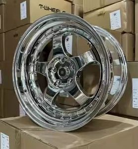 Jantes en alliage d'aluminium coulées à fond profond pour voiture de tourisme, finition chromée, 18 pouces, 5*120 PCD, ET22, largeur 9,5, neuves, personnalisées - Product Image 6