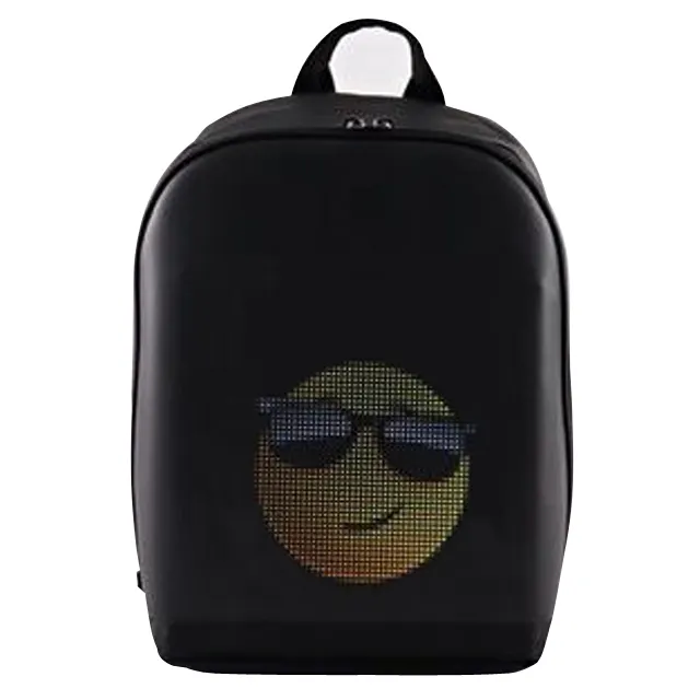 Factory Direct Sale Newest Mobile Phone Smart Walking Advertising Led Backpack Custom DIY Dynamic LED Display Backpack Bag