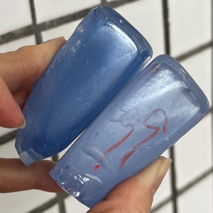 Aigue-marine, spinelle non taillée, pierres précieuses synthétiques brutes pour la découpe de pierres précieuses - Product Image 4