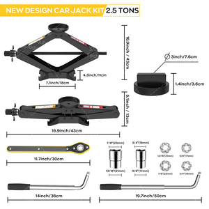 Vendita calda di alta qualità 2.5 tonnellate auto Jack acciaio forbici Jack Kit Jack per Mercedes Benz automobili - Product Image 3