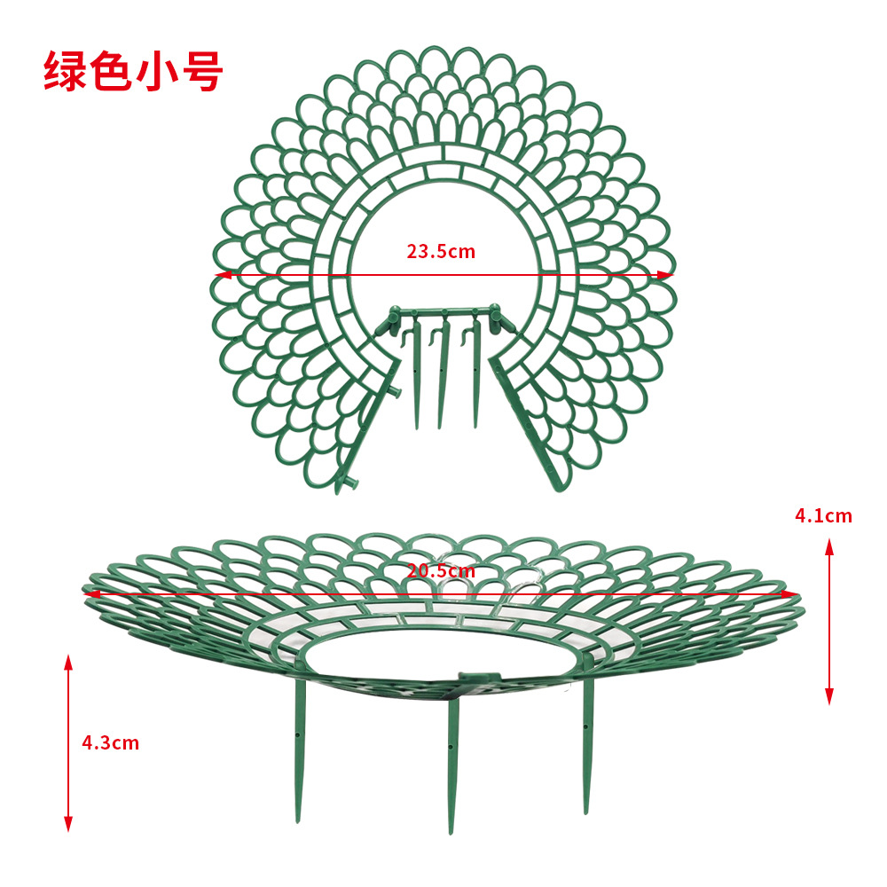 Estante pequeño verde para fresas