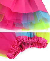 Tutu adolescent pour femmes adulte classique élastique 4 couches tulle tutu pour habiller la fête ballet danse allumer la robe tutu