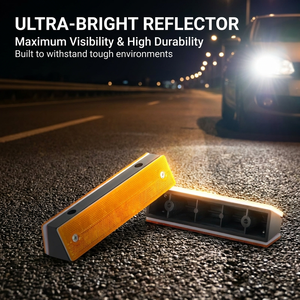 Nuevo Delineador Reflectante Rectangular de Una Sola Cara, Grado Ingeniería, Galvanizado en Caliente, Clasificación IP68, para Carreteras de Alta Velocidad y Garajes - Product Image 1