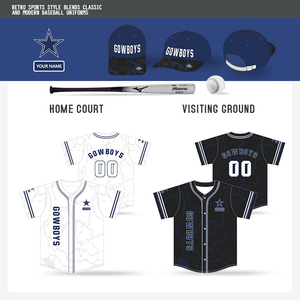 Maillot de baseball unisexe personnalisable uniforme de sport respirant pour adultes jeunes technique d'impression par sublimation pour les sports de club - Product Image 4