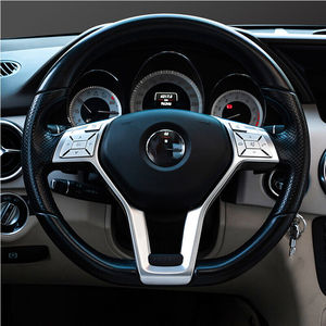 Calcomanías adhesivas embellecedoras para cubierta de botón de volante para Mercedes Benz E <span class=keywords><strong>C</strong></span> CLS GLA SLK clase W204 W176 W246 C117 W166 X205 R172 W212 - Product Image 4