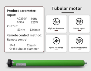 25/45R 50N <strong>Tubular</strong> <strong>Motor</strong> Electric Remote Control Motorized Roller Blinds <strong>Motor</strong> for BLinds System - Product Image 4