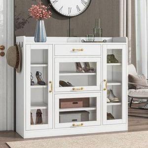 New Design Fashion Hot Sale Modern Style <b>Thin</b> Style Corridor Foyer Storage Rack Indoor Tipping Bucket Shoe <b>Cabinet</b> - Product Image 6