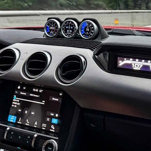Medidor Triple LARIDAS para Mustang S550, Consola Central de Alto Rendimiento, Indicador Ajustable de 7 Tipos de Color, 2015-2023 - Product Image 2