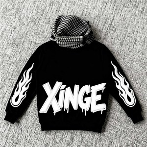 Nouveauté <span class=keywords><strong>printemps</strong></span> 2026, streetwear personnalisé, sweat-shirt ample surdimensionné avec impression en mousse 3D en relief, poids lourd 400 g/m², coupe carrée, pour hommes - Product Image 2