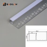 2025 prix usine 15*15 personnalisé dentelle cloison sèche plafond Led aluminium Led profil Led bande plâtre plaques de plâtre plafonds