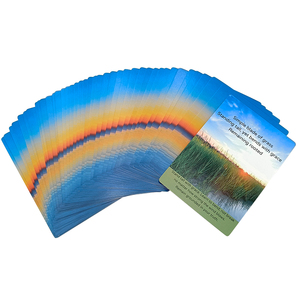 Mazzo di Carte dei Tarocchi Personalizzato di Alta Qualità con Stampa Personalizzata, Guida Spirituale Raffinata, Citazioni Ispiratrici, Carte da Divinazione - Produzione di Fabbrica - Product Image 5