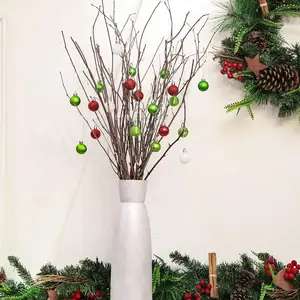 Noel topu seti 3cm elektroliz boyalı noel süslemeleri noel ağacı kolye iç dekorasyon asılı top