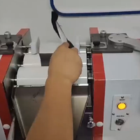 Broyeur électrique à trois rouleaux, type à roulement automatique, rouleaux en céramique, machine de broyage industrielle, 3 kW, 0,5-60 kg/h, TRM-120E-450