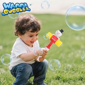 Wannna Bong Bóng Giáng Sinh Phục Sinh Santa Claus Tuần Lộc Người Tuyết Bong Bóng Wand Mini Bí Ngô Bong Bóng Stick Cho Trẻ Em Ngoài Trời Đảng Đồ Chơi - Product Image 4