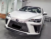 Kit carrosserie de haute qualité en véritable fibre de carbone, style T, comprenant pare-chocs avant, jupes latérales, diffuseur arrière et spoiler pour Lexus RX