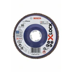 BOSCH - 2608619210 Discos de solapa de La 3165140960540, versión recta, placa de plástico, Ø 125mm - EAN ABRASIVOS - Product Image 1
