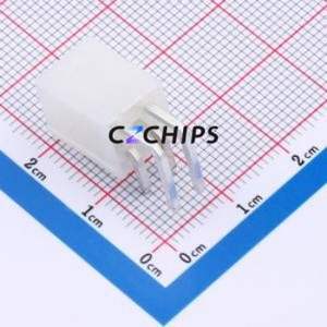 W420120K-4PW2123 Wire-to-Board Pin Header Bent Lead Through Hole,P=4.2mm Connector 2x2P 4.2mm Right Angle Insert Mini-Fit MX 4.2 - Product Image 2