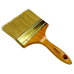 6 pouces Chine Offre Spéciale Produit Manche En Bois En Vrac Synthétique Tippered Filament Pinceau Ensemble - Product Image 1