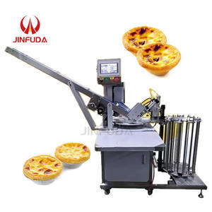 Machine à presser les coquilles de tarte aux œufs Machine à mouler les tartes aux œufs Ligne de production de coquilles de tarte aux œufs Tartelettes aux œufs Robots efficaces les plus vendus - Product Image 1