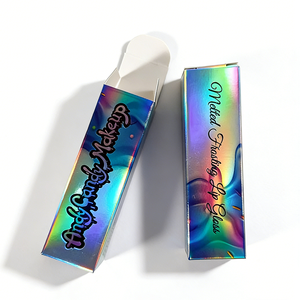 Caja <span class=keywords><strong>de</strong></span> Esencia Cosmética Premium, Impresión <span class=keywords><strong>de</strong></span> Logotipo UV Localizado Holográfico, Embalaje <span class=keywords><strong>de</strong></span> Papel Fácil <span class=keywords><strong>de</strong></span> Plegar, Cajas <span class=keywords><strong>de</strong></span> Papel - Product Image 2