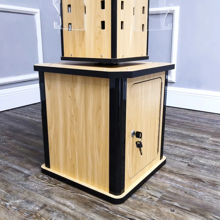 glasses store floor displays custom 360 spin