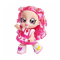 Poupée en silicone pour bébé de 12 pouces, poupée de dessert pour fille avec accessoires de maison de poupée pour les enfants, les filles, les jeux de simulation, les jouets préscolaires