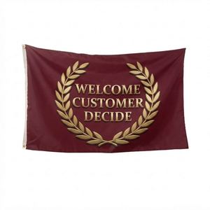 Custom Polyester Flags 150x90 cm Personalized Logo Printed <b>Banners</b> Lightweight Outdoor Advertising - Product Image 1