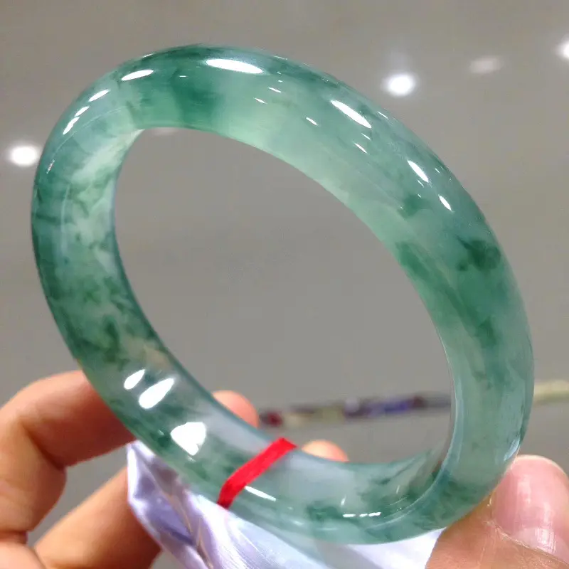 Pulseira de Jade Verde para Mulheres, joia de fábrica por atacado, pulseira de Jade para Myanmar, pedra natural, presente para relacionamentos