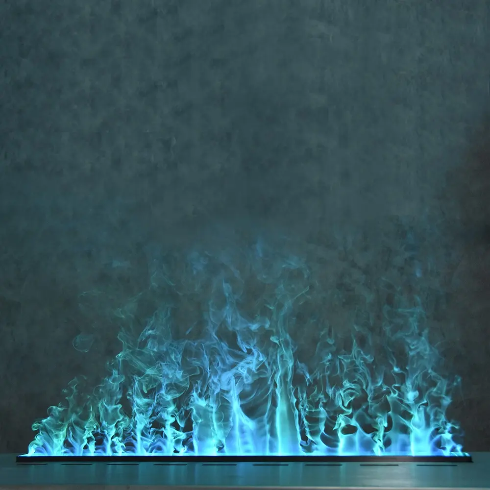Modern tasarım 800 mm sisi yangın ısı otomatik elektrikli su buharlı buharlı 3D şömineler