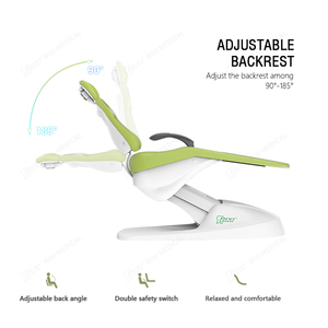Sedia dentale elettrica ergonomica professionale su misura comoda attrezzatura cilica per il trattamento - Product Image 2