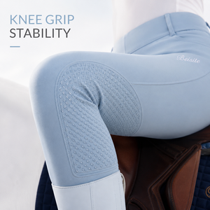 <span class=keywords><strong>Pantaloni</strong></span> da Equitazione OEM per Donne, Vita Alta con Grip al Ginocchio, Traspiranti ed Elasticizzati - Product Image 3