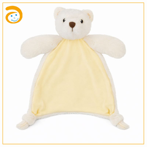 Simpatico Orsacchiotto di Peluche con Copertina di Sicurezza |   Giocattolo Morbido per Neonati |   Regalo Perfetto per Baby Shower e Neonati - Product Image 5