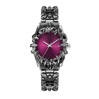 Montre pour homme en alliage de verre numérique de style sportif Y2K avec forme de griffe unique, style vintage rétro, étanche