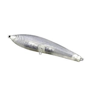 XINV PEN75S 75MM/11G 5 # HOOK Lápiz Señuelo en blanco Cebo sin patinar Señuelo sin pintar Señuelo de pesca corporal - Product Image 1