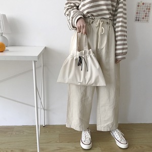 Nhật Bản Ins Túi vải Hàn Quốc dây rút tất cả các trận đấu mini đồng xu ví mẫu thư truyền nhiệt thời trang thường sử dụng hàng ngày - Product Image 4