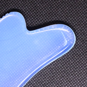 Ferramenta de Massagem Facial em Forma de Coração de Pedra Opala para Atacado, Anti-Envelhecimento, Placa de <span class=keywords><strong>Guasha</strong></span> Opalite com Dentes - Product Image 4