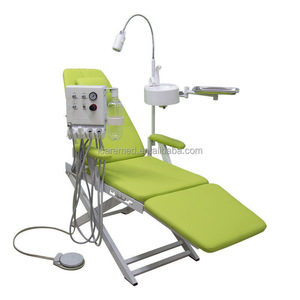 Silla Plegable Simple, Unidad Dental Portátil con Lámpara LED + Escupidera + Bandeja para Hospital, Clínica Dental - Product Image 2