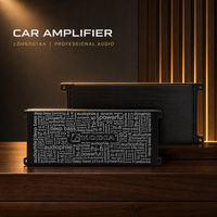 Amplificateur monobloc de classe D 600W RMS 1 canal, amplificateur micro pour voiture compact haute puissance avec circuit imprimé double couche pour l'amélioration des basses