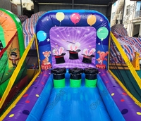 Jeux gonflables commerciaux 4-en-1 pour événements extérieurs et enfants
