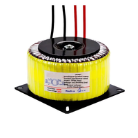Transformateur de puissance toroïdal monophasé à double enroulement 220V vers 12V/24V haute puissance, vente en gros, directement de l'usine
