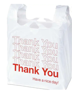 ถุงพลาสติก HDPE LDPE แบบเสื้อยืด มีหูหิ้ว สำหรับใส่ของขวัญ ของชำร่วย หรือช้อปปิ้ง - Product Image 6