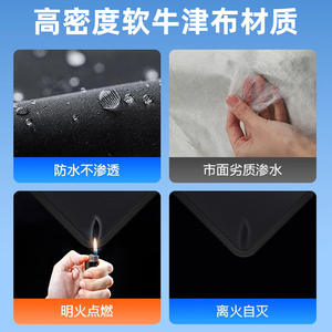 Cubierta para parabrisas de coche, protector de nieve extendido, tela Oxford impermeable, protección invernal para todos los coches - Product Image 5