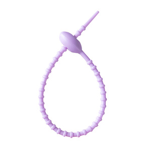 Trendy DIY Schlüssel bund Kaulquappen riemen Bunte Silikon Blind Fall Anhänger Lanyard Wicklung Drahtseil Spieltasche-ein modischer Gummi - Product Image 4