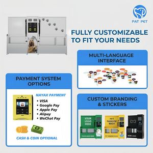 PATPET Double Sides Vending Machine Self Service Coin Operated <b>Pet</b> Wash With NAYAX Payment System Model-Basic Double - Product Image 4