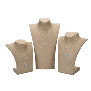 Fabriek Verkoop Ketting Buste Sieraden Buste Voor Ketting Ketting Display Mannequin Buste