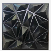 Panneau mural 3D en PVC classique moderne, imperméable et antistatique pour la décoration de la maison, plafond