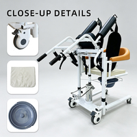 Chaise élévatrice hydraulique pour le transfert de patients avec support sous les aisselles pour personnes âgées, handicapées, à domicile, en milieu hospitalier, pour la réadaptation