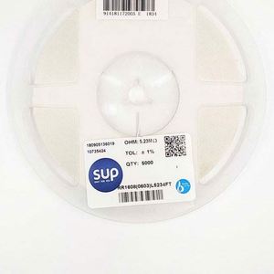 Factory Direct RR1608 0603L5234FT 0603 1608 Resistors Chip Resistors SMD Resistors 5.23Mohm 1% 1/10W Thick Film Resistor - Product Image 1