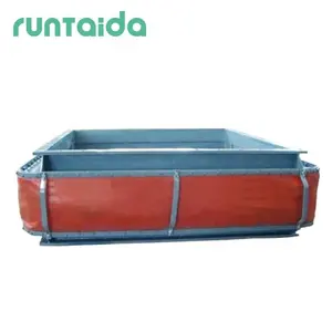 Runtaida rectangular flange type high temperature heat air compensator fabric expansion joints
