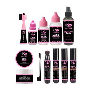 Colle pour perruque à étiquette privée, résistante à l'eau et à la transpiration, forte tenue, <span class=keywords><strong>spray</strong></span> de colle pour perruque 150 ml, colle pour perruque à dentelle frontale - Product Image 5